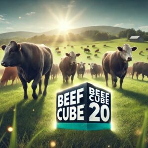 Maximize Cattle Growth & Performance with BEEF CUBE 20